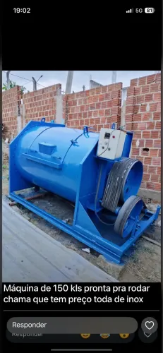 Máquina toda de inox