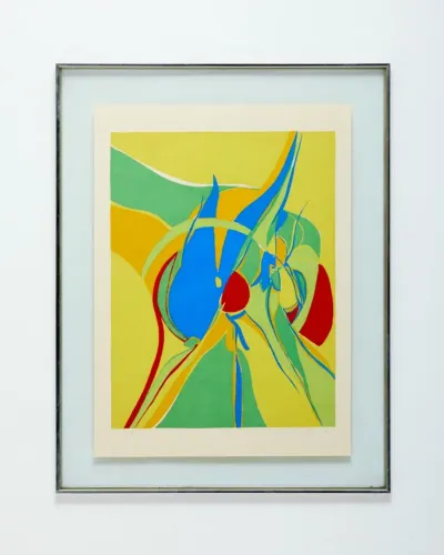 Maria Polo - Serigrafia PA de 85 x 66 cm e assinada à mão