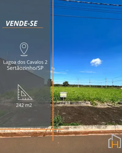Vende-se Lote no Jardim Lagoa dos Cavalos 2 em Sertãozinho/SP