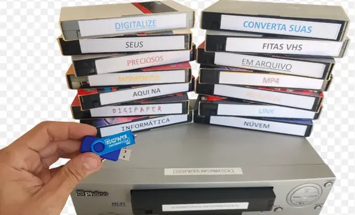 converta suas fitas vhs e vhsc para o formato digital