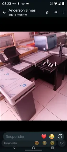 CAIXA P MERCADINHOS PRETOS SO NOVOS CENTERACO *