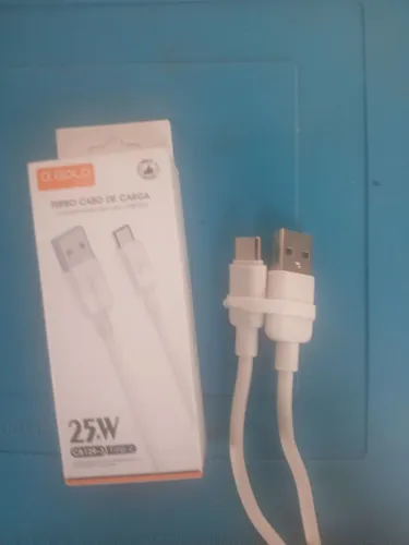 Cabo de Carga Turbo A'Gold Plus 25W - Tipo-C (1 Metro)