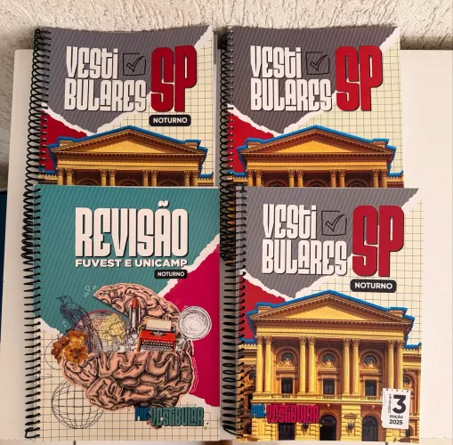 Pré-vestibular SAS - Fuvest & Unicamp (4 cadernos)