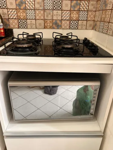 Cooktop 4 bocas a gás + Bancada planejada