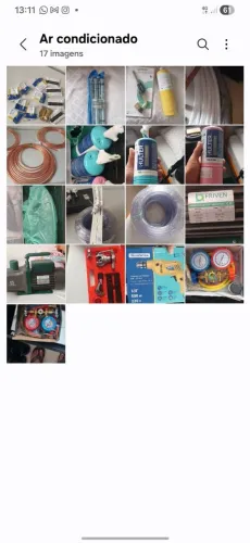 Só hoje!!! Vendo kit completo para instalação de ar condicionado