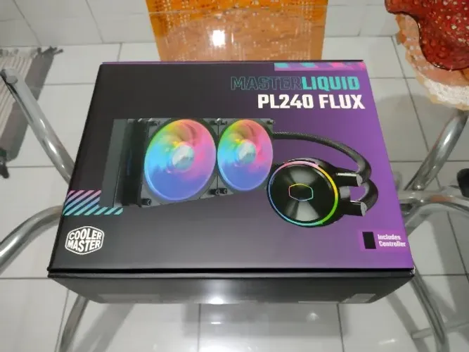Water Cooler MasterLiquid PL240 Flux, CoolerMaster 240mm.
