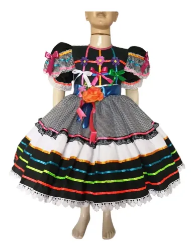 Vestido Caipira Infantil Festa Junina
