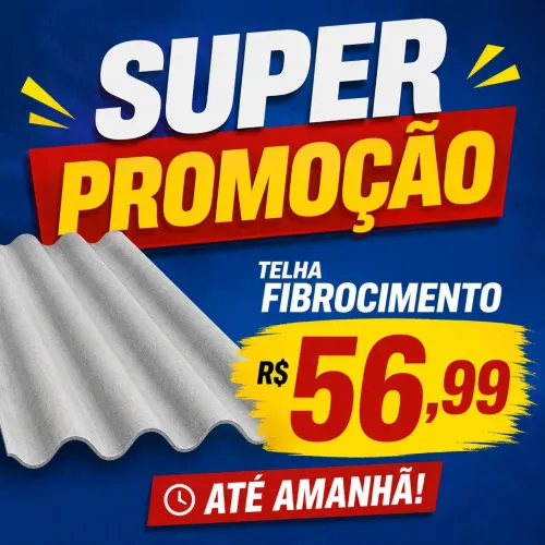 TELHA FIBROCIMENTO | SUPER PROMOÇÃO!