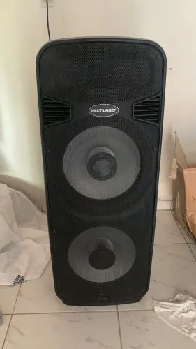 Som torre Multilaser 3.500w.potencia