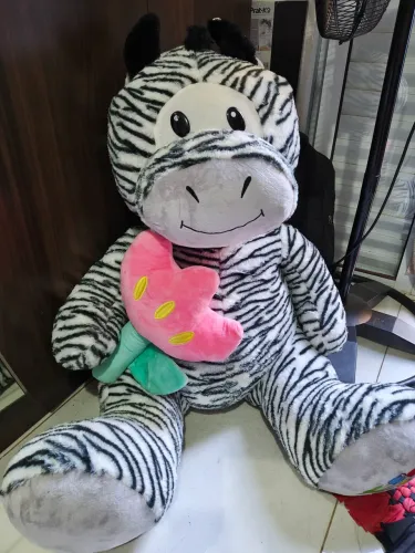 Zebra pelúcia grande