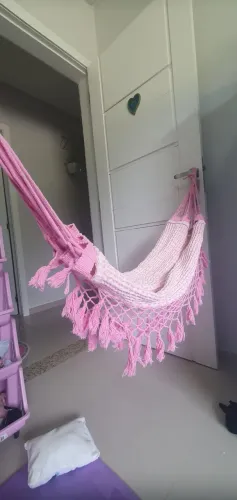Rede infantil rosa