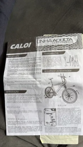 Caloi 700 aro 29 com acessórios