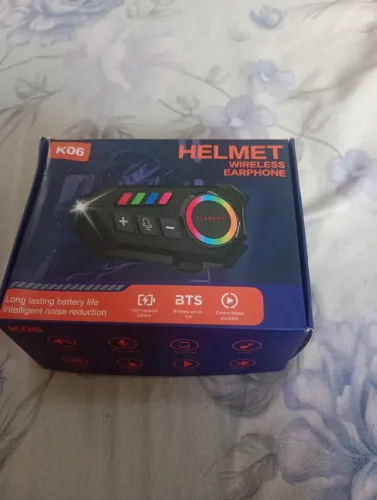 Fone bluetooth pra capacete