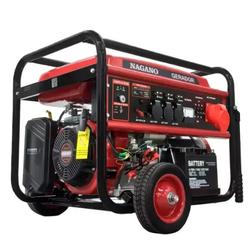 Gerador de Energia a Gasolina 10kva Trifásico 110/220v Partida Elétrica - E038821