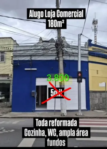 LOJA COMERCIAL180m² EM FRENTE AO SUPERBOM DA AV. ALBERTO TORRES