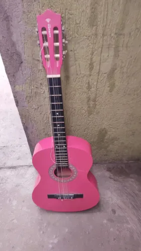 Violão rosa adulto