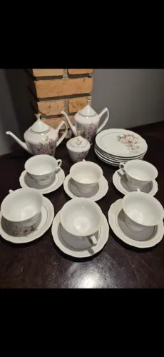 Jogo de chá de porcelana eterna schmidt