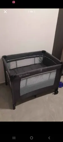Chiqueirinho com colchão e mosquiteiro 
