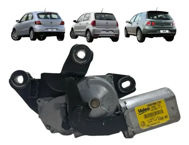 Motor Limpador Vidro Traseiro Gol G5 G6 Fox Golf Original Vw