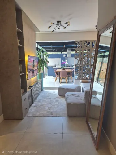 Apto. Espaço Gourmet, Jardim e Home Office