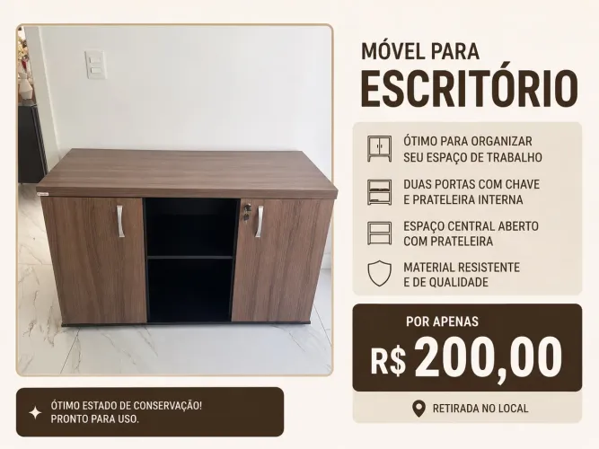 MÓVEL PARA ESCRITÓRIO 