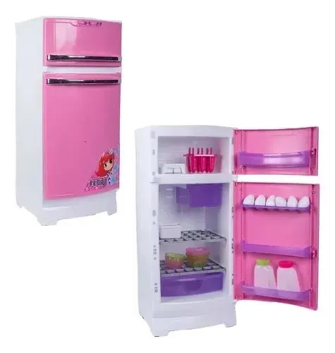 Geladeira Infantil Rosa - Magic Toys 