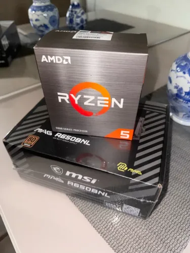 Kit Upgrade PC Gamer: Ryzen 5 5500+Fonte MSI MAG 650W 80 Plus Bronze - NOVOS E LACRADOS! ?