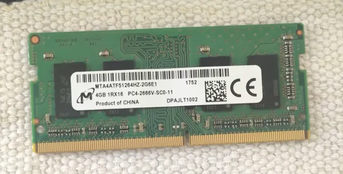 Memória RAM DDR4 NOTEBOOK 4GB 