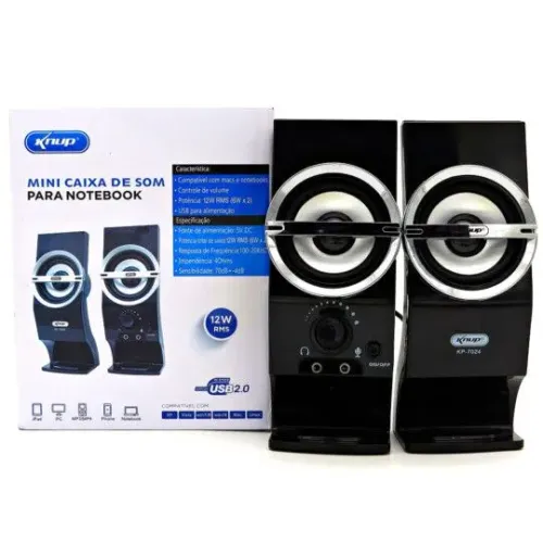 Caixa de som profissional 12w Pc 
