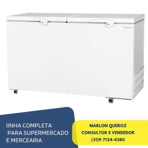Freezer Horizontal 503 Litros Porta Cega Fricon