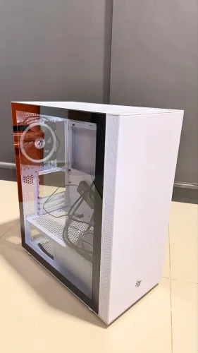 Gabinete Gamer Rise Mode Branco + 3 Fans