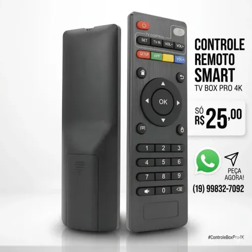 Controle tvbox 