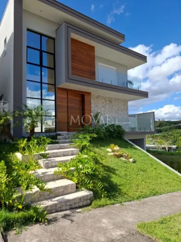 Venda e Locação - Casa de Alto Padrão com 4 Suítes no Residencial Verana São José dos Camp
