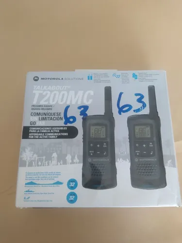 RADIO TALKABOUT T200MC MOTOROLA 32KM NOVO 