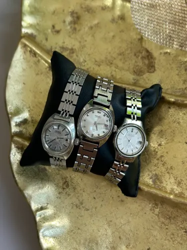 3 Relógios Seiko Feminino Originais anos 70