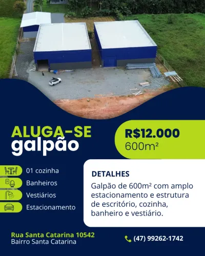 Galpão industrial 600 metros quadrado, próximo a Br101