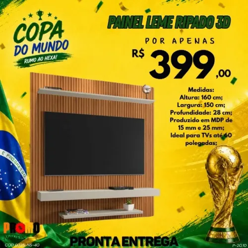 Painel Leme Ripado (Pague na entrega)