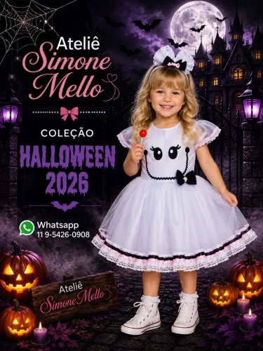 Fantasia de halloween infantil 