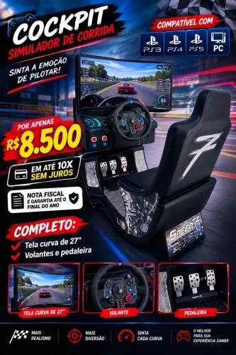 Cockpit em fibra (completo)