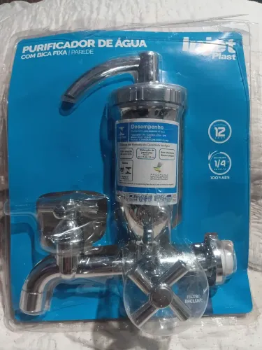 Purificador bica fixo Cromado ABS 1/4 volta