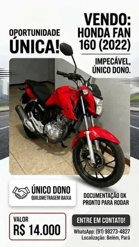 Honda CG 160 FAN Flex 2022