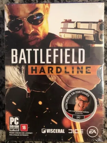 Jogo Físico PC DVD - Battlefield HardLine.(NOVO/Lacrado)