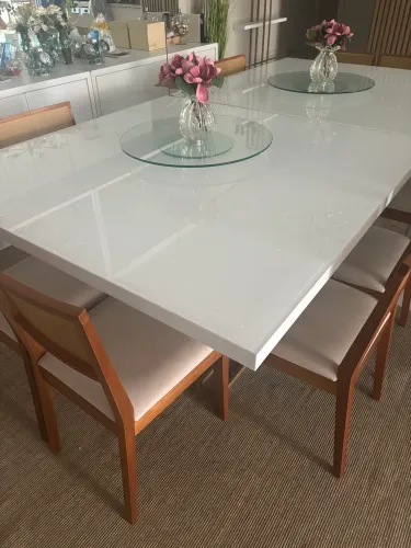 Mesa Jantar Quadrada 6 ou 8 Lugares