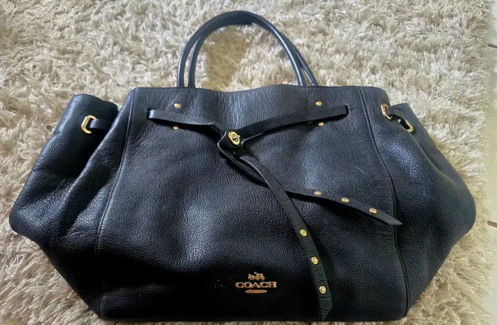 ? Bolsa Coach Original em Couro Legítimo - Marca Americana de Luxo