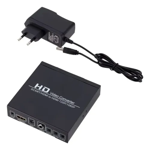 Adaptador scart para Hdmi HD Video Conveter 720p/1080p