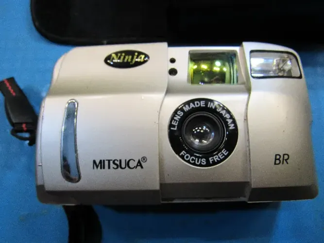 Câmera Fotográfica Analógica Mitsuca Prateado 