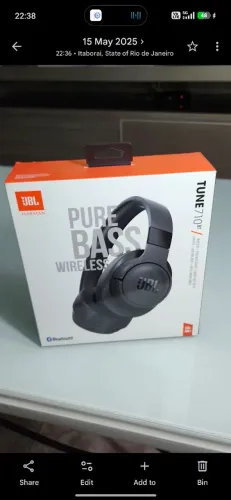 FONE DE OUVIDO 710 BT JBL