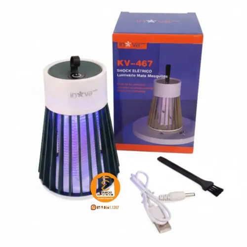 Mata Mosquito - Abajur Luminária UV Led Recarregável