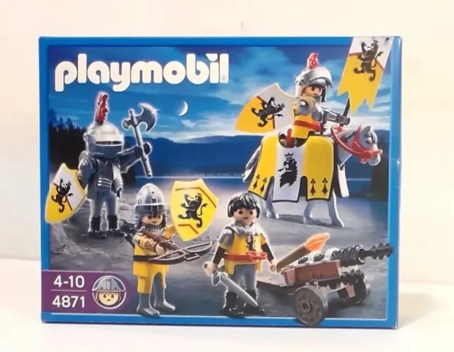 Playmobil 4871- Lion Knights (Leões Amarelo) Novo na Caixa