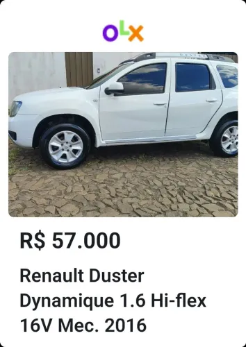 Renault Duster Dynamique 1.6 Hi-flex 16V Mec. 2016